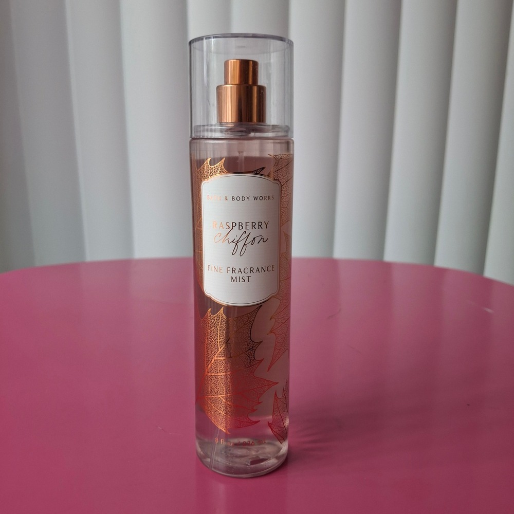 Bath & Body Works RASPBERRY CHIFFON Fine Fragrance Mist 8 fl oz Discontinued